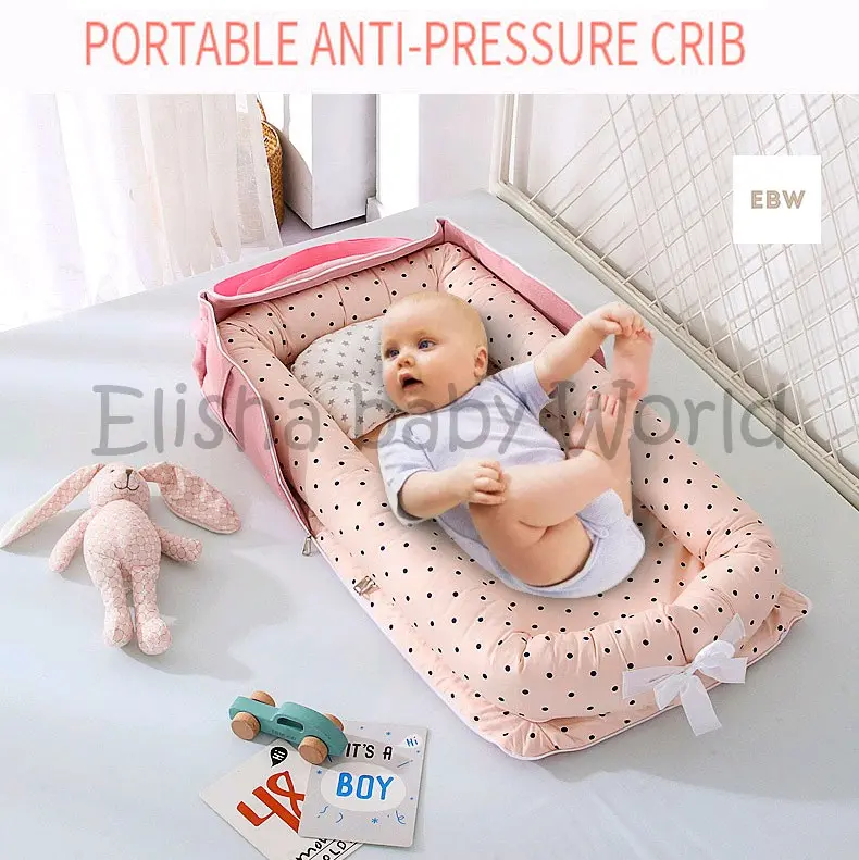 {SG Local Seller} Latest 20 Designs! Convenient Washable Foldable Carrying Separated Baby Portable Cot Newborn
