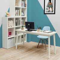 Gambar IFURNHOLIC Bernard Long Desk 140 | Meja Kerja dan Belajar Kayu Minimalis | Meja Makan Aesthetic | Furniture - Ivory, Standar dari iFurnholic Furniture Store Kab. Sidoarjo 3 Tokopedia
