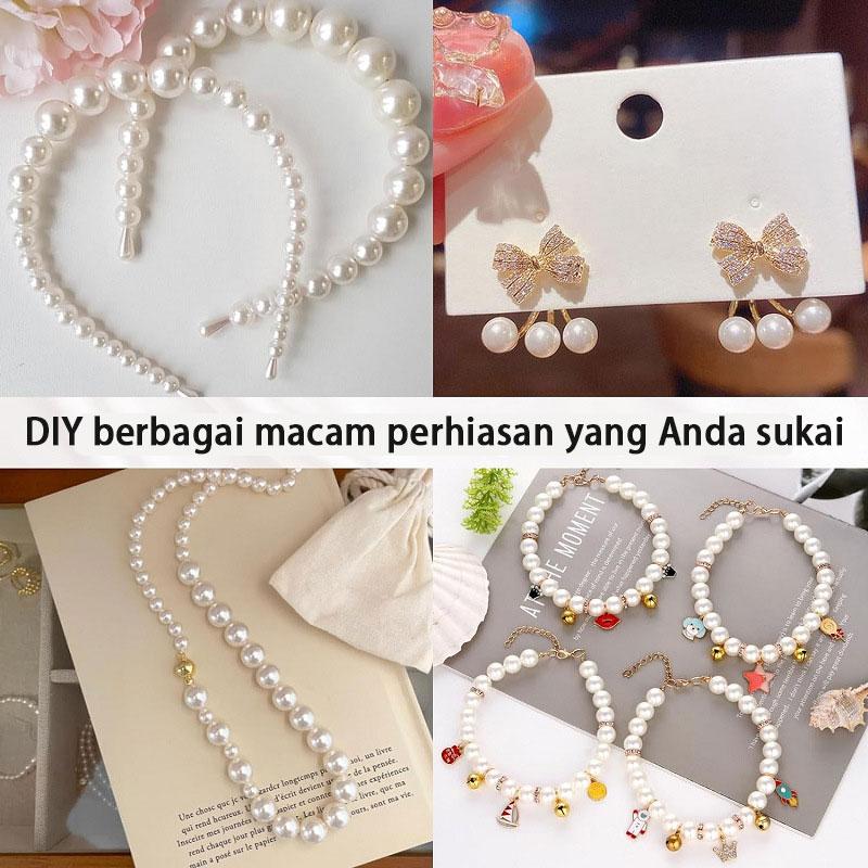 QIAO – Mix Size DIY Craft Beads 1000 pcs | Bahan Aksesoris untuk Gelang, Kalung & Dekorasi