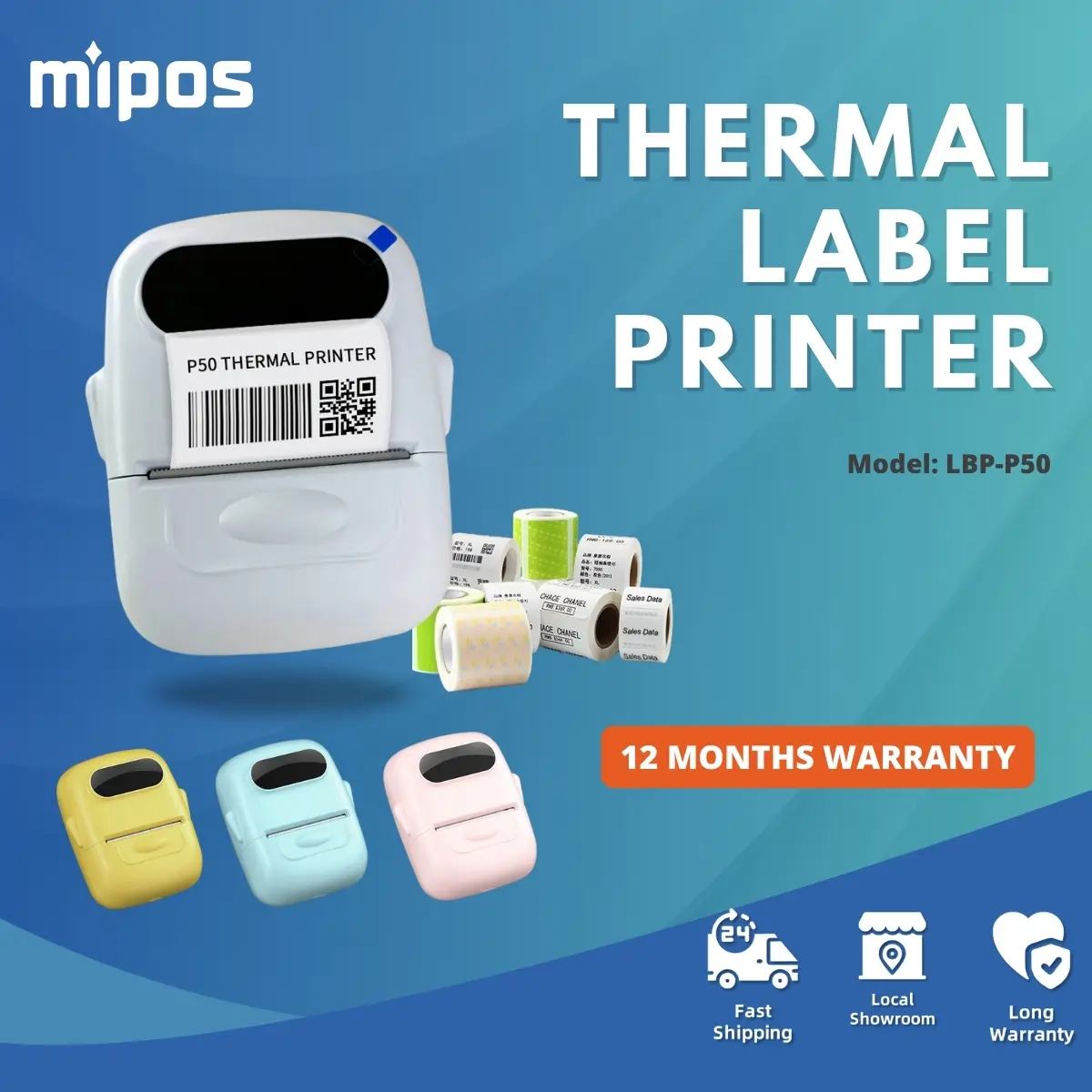 Label Printer P50 Marklife Mini Portable Labeler P50 Printer | Thermal Sticker Printer