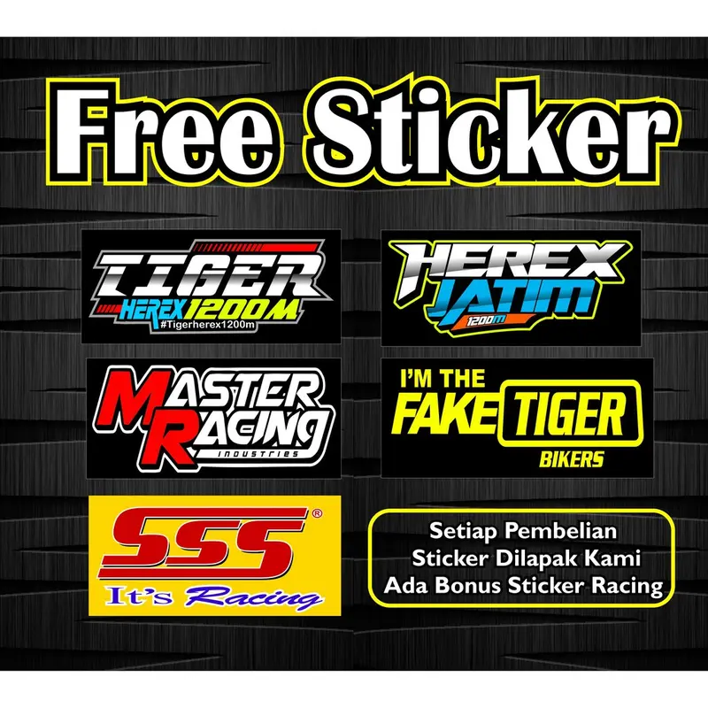 Striping Tiger Variasi PnP Tangki Pink 2