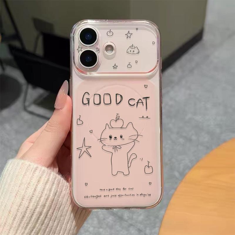 Ốp Lưng iPhone Trong Từ Tính Hoạt Hình Chibi TDCase M548