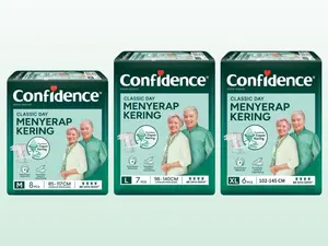 CONFIDENCE CLASSIK DAY M8 L7 XL6 PEREKAT POPOK DEWASA COCOK UNTUK KULIT SENSITIF
