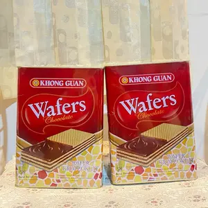 Khong Guan Wafer Chocolate Kaleng 1300g Asli