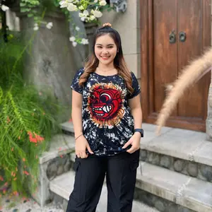 GOOD ATASAN l MOTIF BERCAK BARONG LUKIS KHAS BALI l Bahan Kaos Jersey Spandex Nyaman