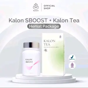 [Bundling] Beli Sboost Kapsul Free Kalon Green Tea Saffron Herbal