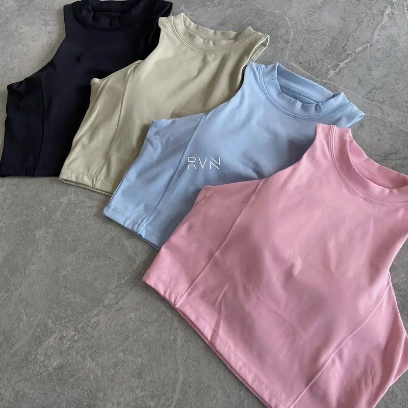 RVN Leona Crop Top Olahraga Yoga Gym Pilates 1