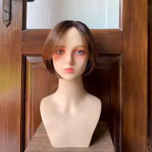 Full Wig Lace Front Diana Medium Hair Panjang 30 CM Dengan Synthetic Fiber Impor Premium