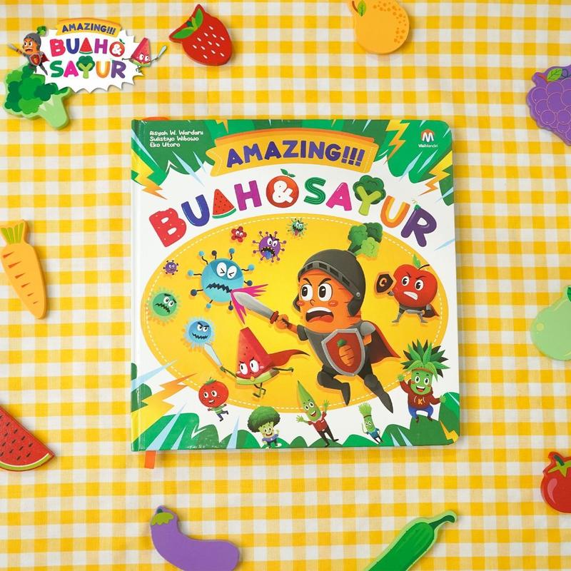Product Introduction of Buku Anak - Buah dan Sayur - Amazing!!! Buah & Sayur - Buku Ensiklopedia Anak Usia 5+ - Visi Mandiri - Hardcover Books 8
