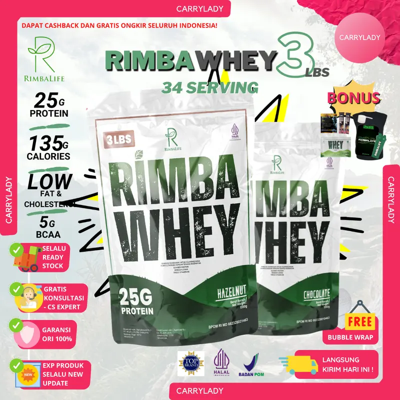 RIMBALIFE RIMBA WHEY 3 LBS RIMBAWHEY PROTEIN 3LBS 1.3KG RIMBA LIFE PROTEIN FITNESS 0