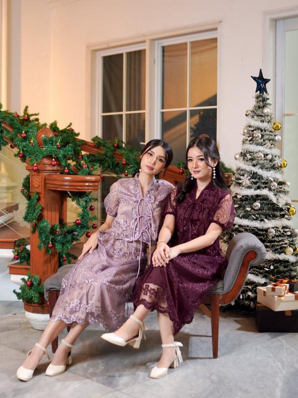 Miss Nomi - Nayala Dress Pesta One Set Mewah Elegan Gaun Pesta Natal Korean Busui Jumbo Dres Big Formal Wanita Kondangan Midi Casual Panjang Simple Pendek Remaja 6