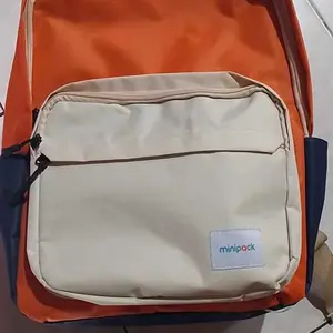 Minipack Wacko - Tas Ransel Sekolah Anak Remaja Perempuan Laki laki Mini Backpack Laptop - Navy