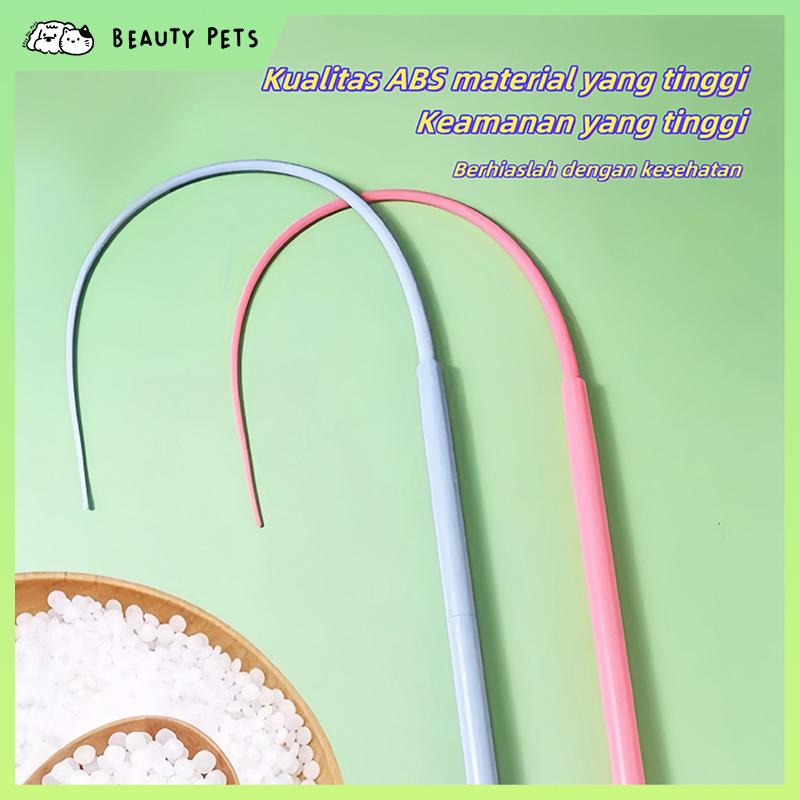 BP-020204 Pet Mainan Kucing Buntut Tikus Cicak Mouse Tail Silicone Cat Teaser Pet Mainan Interaksi Tongkat 4