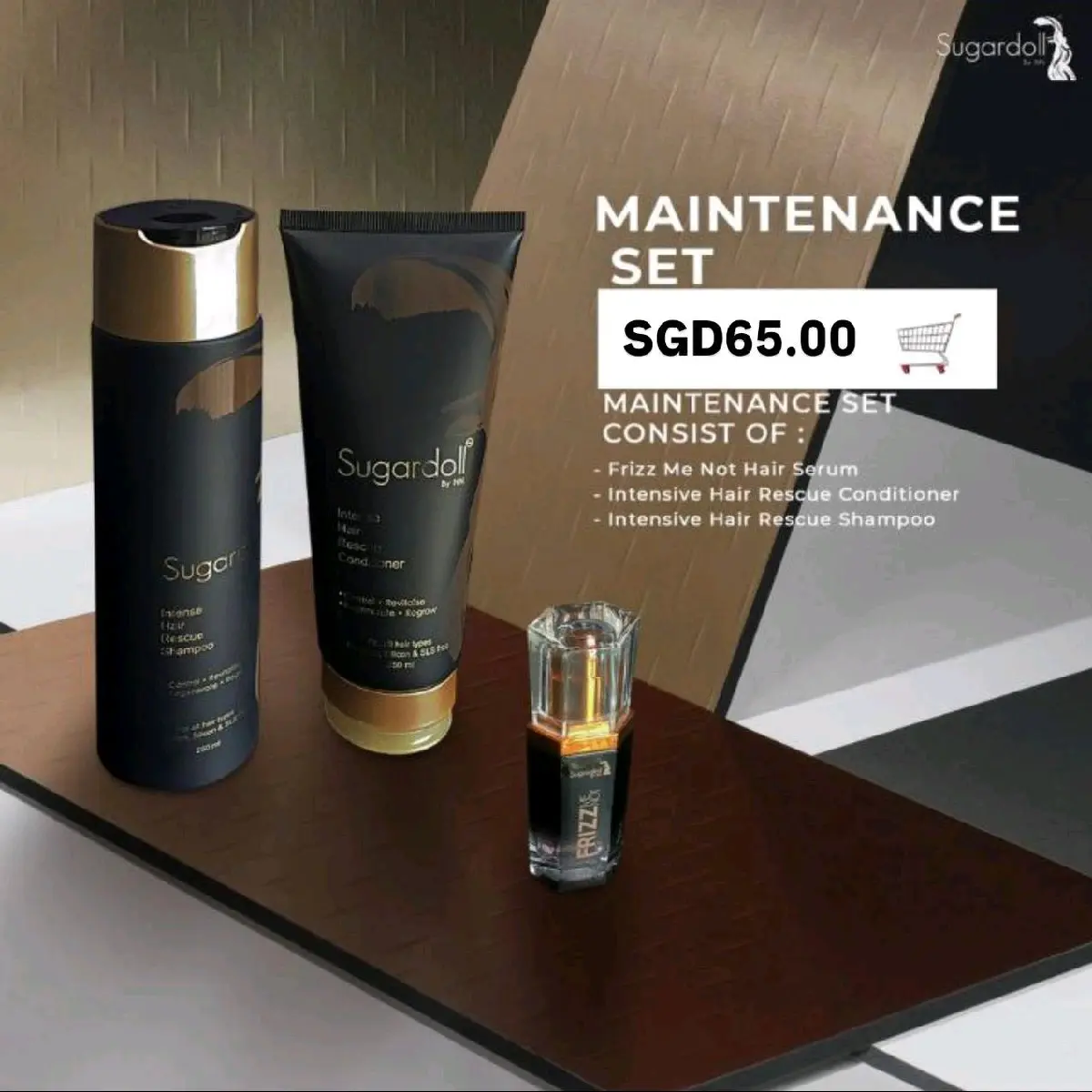 Sugardoll Shampoo Set + Serum (maintenance set)