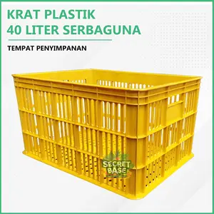 KRAT 40 LITER - Krat Piring Buah / Keranjang Pakaian / Krat Serbaguna