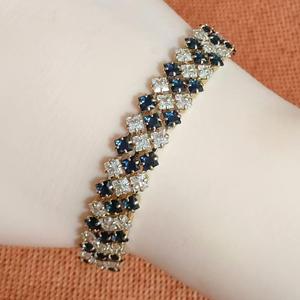 Barang Kemas Gelang, Gaya Eropah dan Amerika, Pelbagai warna, Borong Terus Pengilang, Bertatah Lapisan, Serba guna, Aksesori Zirkon Wanita, Kualiti Tinggi Perak Permata Bangles Bracelets