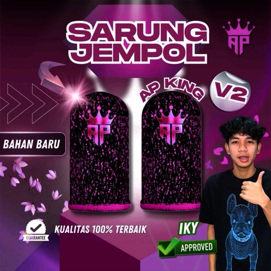 Ap King Sarung Jempol V2 Logo Reflektor Aksesoris Game Mobile Legends & Ff Responsif Gamepad Gaming Smartphone Ap King Sarung Jempol V2 Logo Reflektor Aksesoris Game Mobile Legends & Ff Responsif Gamepad Gaming Smartphone