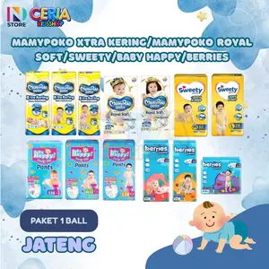 [1 BALL] Mamypoko Xtra Kering, Royal Soft, Sweety, Baby Happy, Berries JATENG