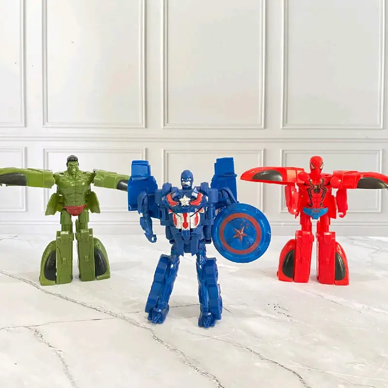Mainan Robot Change Avenger Superhero / Bisa Berubah Jadi Robot / MAINAN ANAK AVENGERS 7