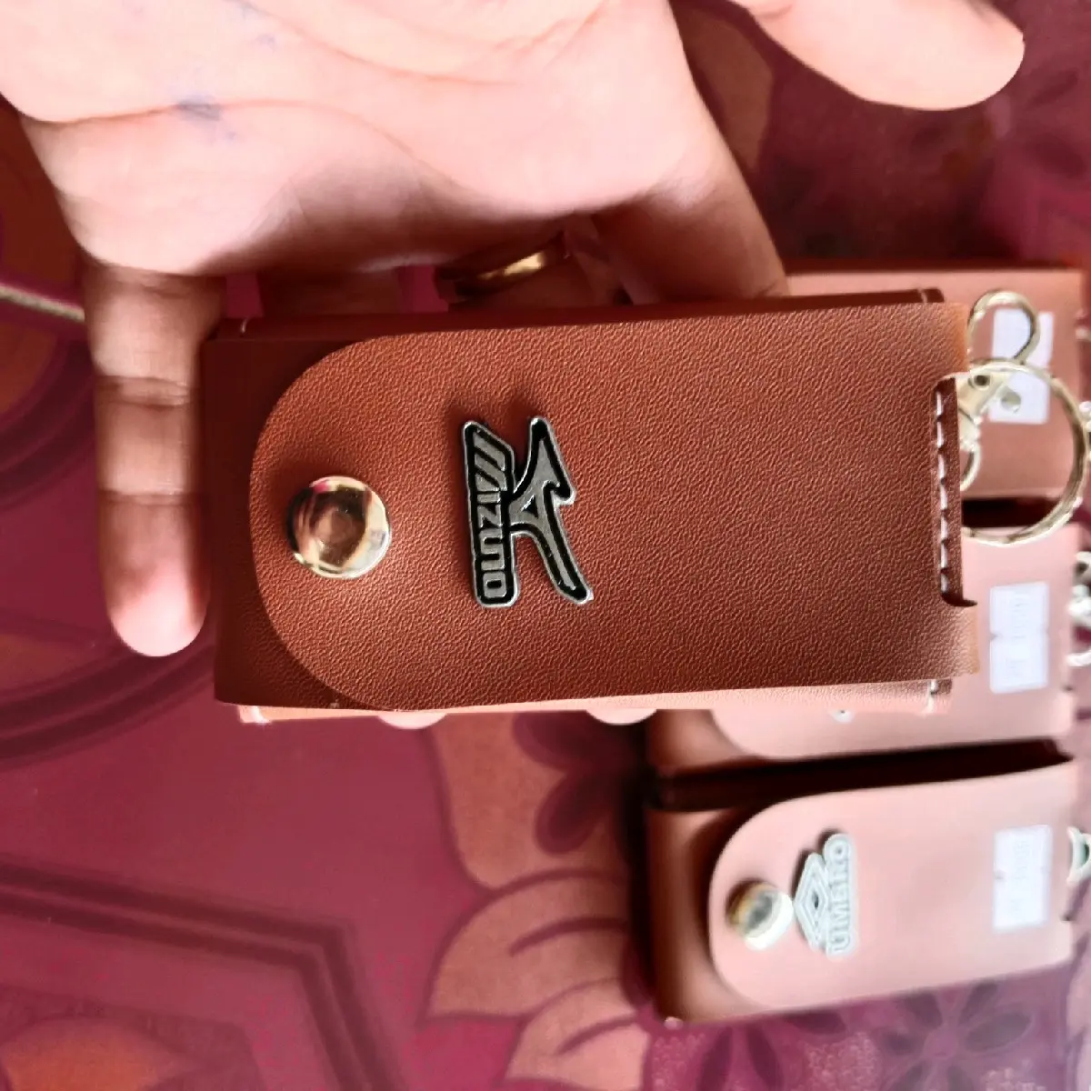 gantungan kunci dompet tebel asli bagus