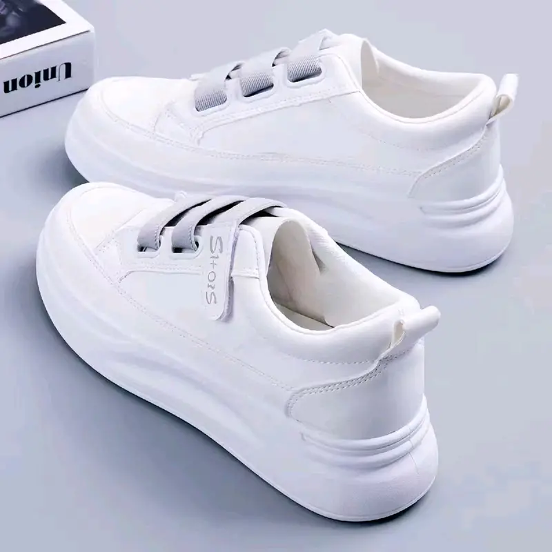 sepatu sneakers wanita tali karet sepatu sekolah wanita korean style pesions sepatu kets wanita casual Cewek 5