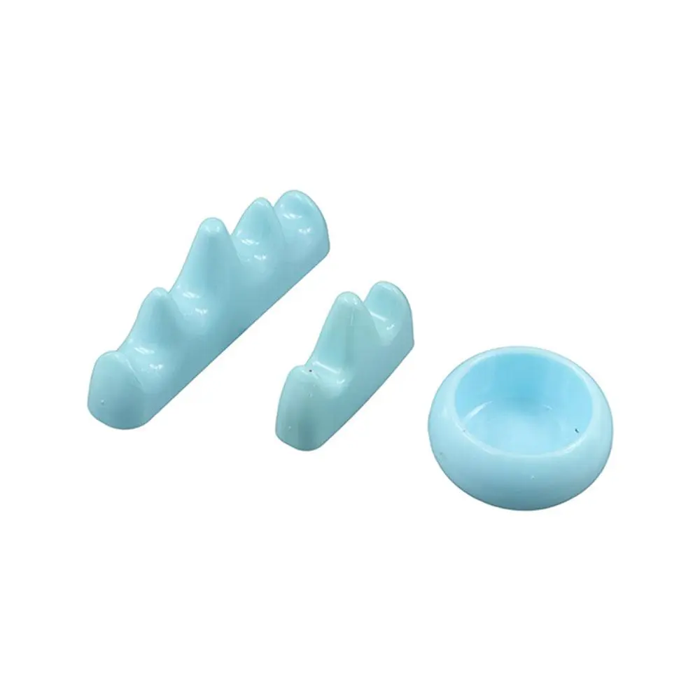 Mountain Shape Painting Penmanship Art Supplies Student Writing Brush Holder Brush Licking Palette Plastic Water Palette Calligraphy Ink Palette