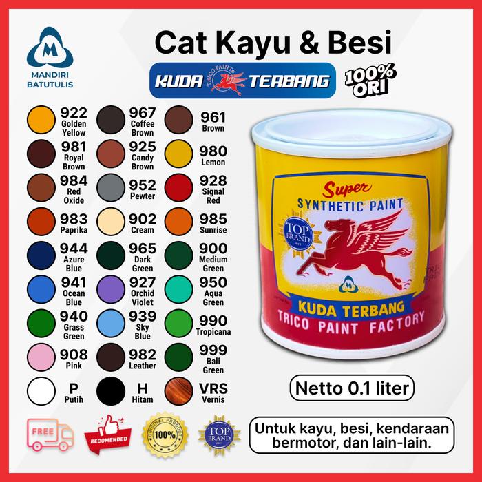 Cat kuda Terbang Kecil 0.1 / Cat Besi / Cat Kayu / Cat Minyak - Cream 902 di Mandiri Batutulis | Tokopedia