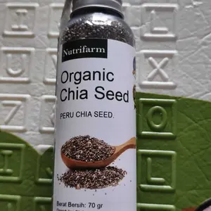 NUTRIFARM CHIA SEED 10GRAM/70GRAM/300GRAM ORGANIK