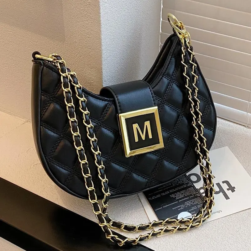 Tas Bahu Wanita Tali Rantai Selempang Suede Tas Kerja Cantik dan Fashion