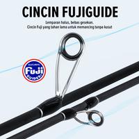 Gambar [OFFICIAL] SeaHunter Blue Shark Joran Pancing BC Casting Spinning Cincin Panduan FUJI O Max 10kg Panjang 1.5M 1.68M 1.8M Berat 80g Umpan 1 9G Tipe UL Serat Karbon BFS Tombol Suara Lampu Tiang Ikan Mikro Ujung Padat Karbon Fiber - Baitcasting, 1.5 M dari SeaHunter Tackle Store Kab. Tangerang 5 Tokopedia