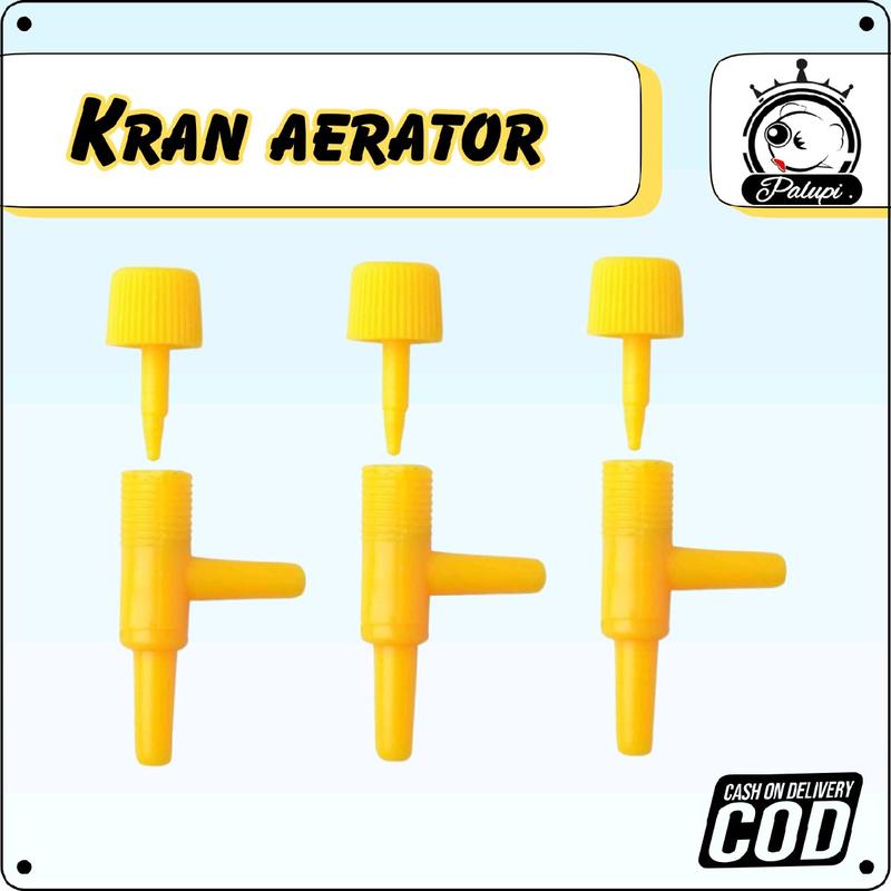 KRAN AIRATOR 1 LUBANG || KRAN AERATOR AQUARIUM || PENGATUR UDARA || PEMBAGI AIR HIDROPONIK 0