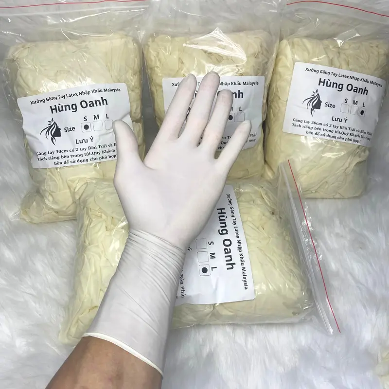 [Combo 2Kg giảm ngay 5k] Găng Tay Cao Su Latex Dài 30cm Nhập Khẩu Malaysia 6