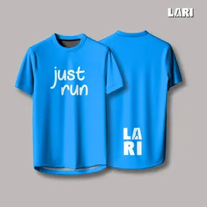 JERSEY LARI - Just Run Lari Blue Dry Fit Running