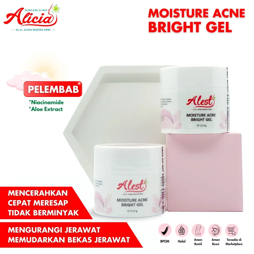 Krim Pagi / Moisturizer / Pelembab Alicia Skincare / (CPO/CPA2/CPA2gel/CP Cera)