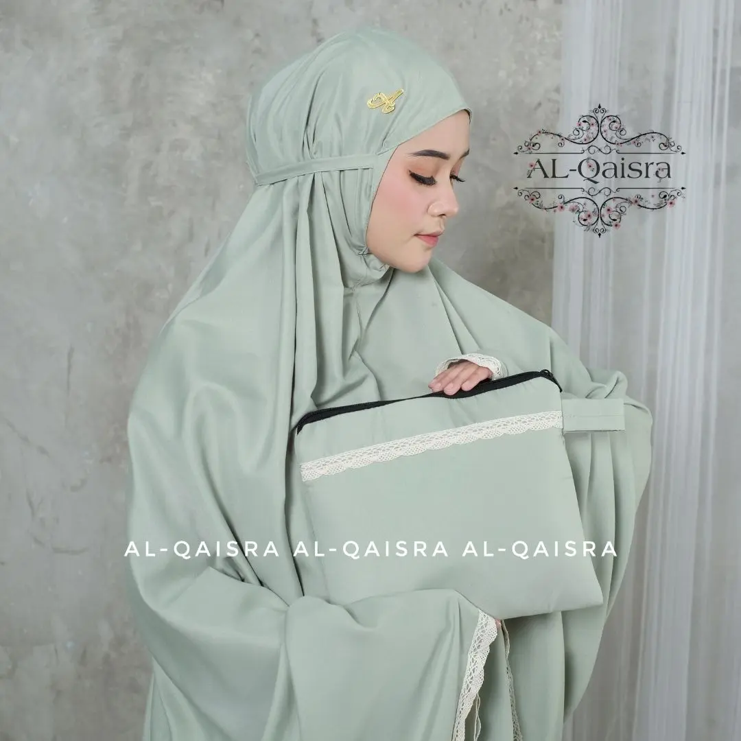 Mukena Dewasa Polosan Travelling Jumbo