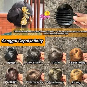 Sanggul Cepol Infinity / sanggul model infinity /sanggul angka delapan