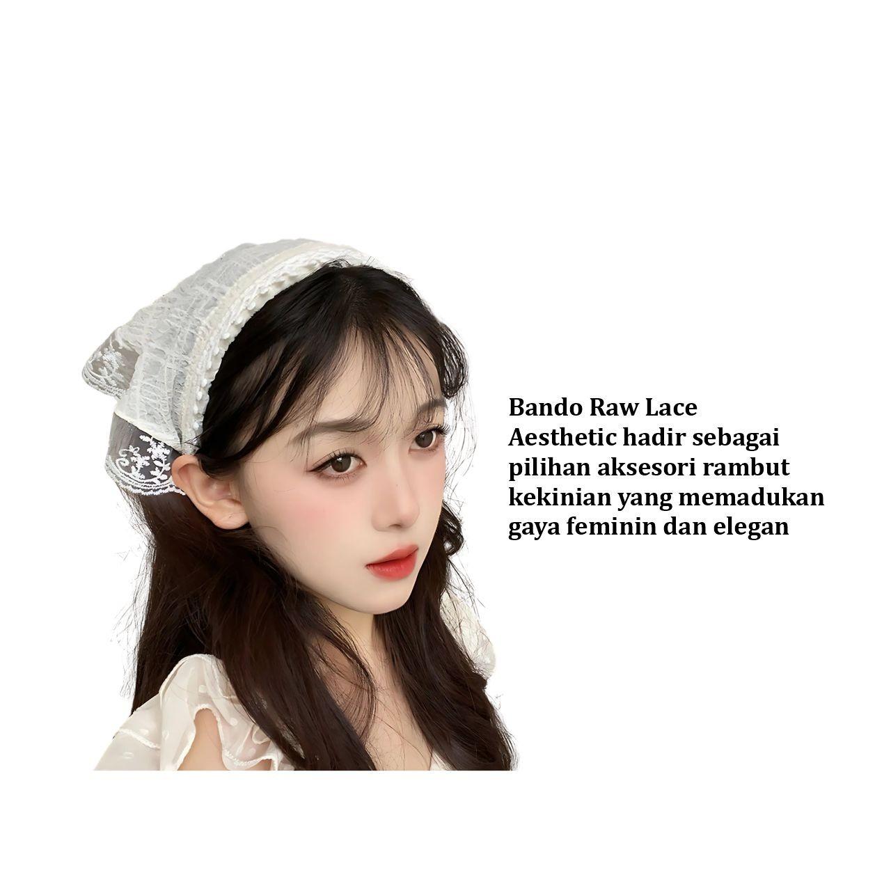 [COD] GD C1253 Bando Renda Wanita Korea Bandana Kain Piknik Scarf