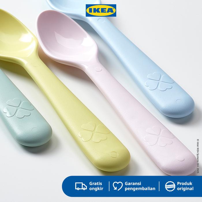 Gambar IKEA KALAS Sendok Makan Bayi Serbaguna Warna-Warni Isi 4pcs dari IKEA Indonesia Kota Administrasi Jakarta Timur Tokopedia