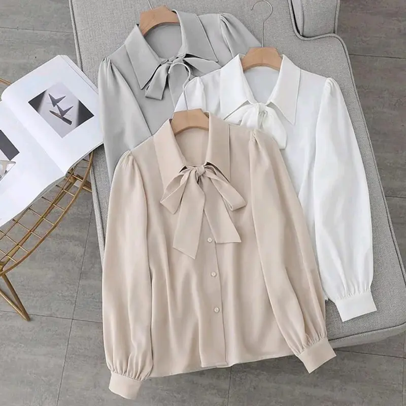 baju atasan kemeja Gangnam top-baju atas import viral 3