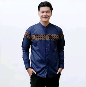 kemko/kemeja koko muslim  lengan panjang jubah pria muslim Baju