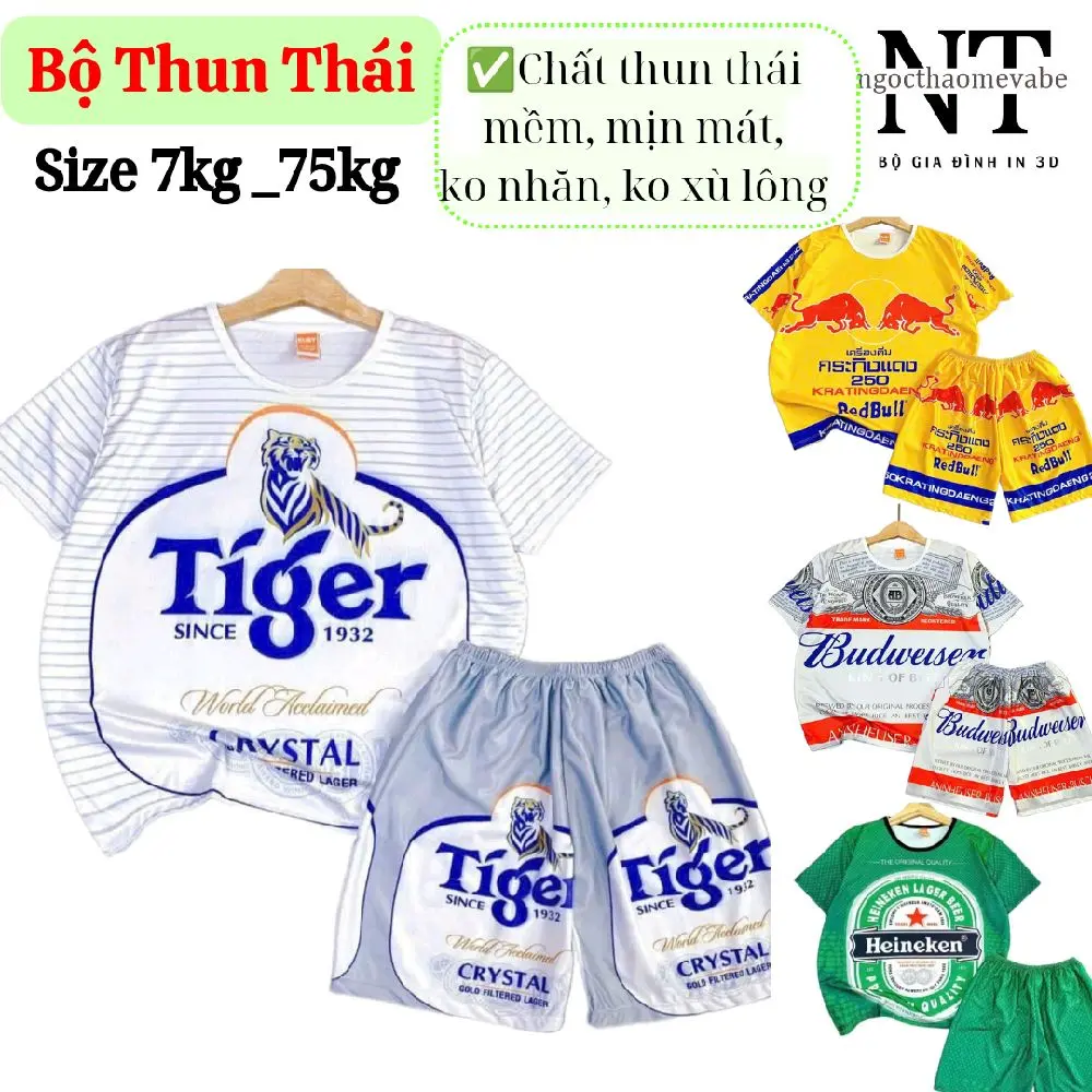 Đồ bộ thun mặc cặp mẹ và bé mẫu heniiikenn áo cộc tay quần ngố chất mềm, mịn, mát, k nhăn, k xù lông, k phai màu phù hợp cho bé trai,gái, & cả gia đình Women Top