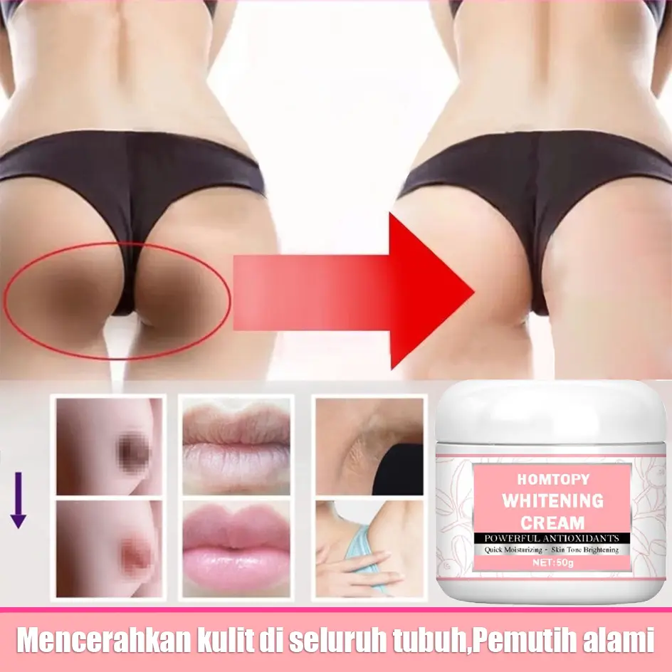 Cream Pemutih Ketiak Pemutih Selangkangan Dan Miss V Pemutih Leher Pemutih Badan Permanen Cream Pemutih Sikut Dengkul Dan Lutut Menghilangkan Melanin Tubuh