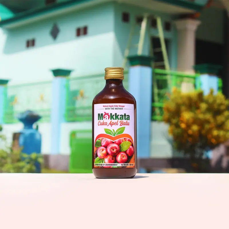 BELI 2 GRATIS 1 Cuka Apel Makkata With The Mother Organic BPOM 5