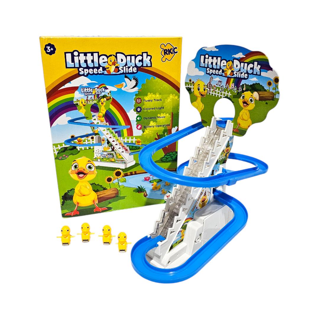 Mainan Anak Bebek Naik Tangga Little Duck 4 Bebek Bisa Nyala Lampu Dan Ada Musik