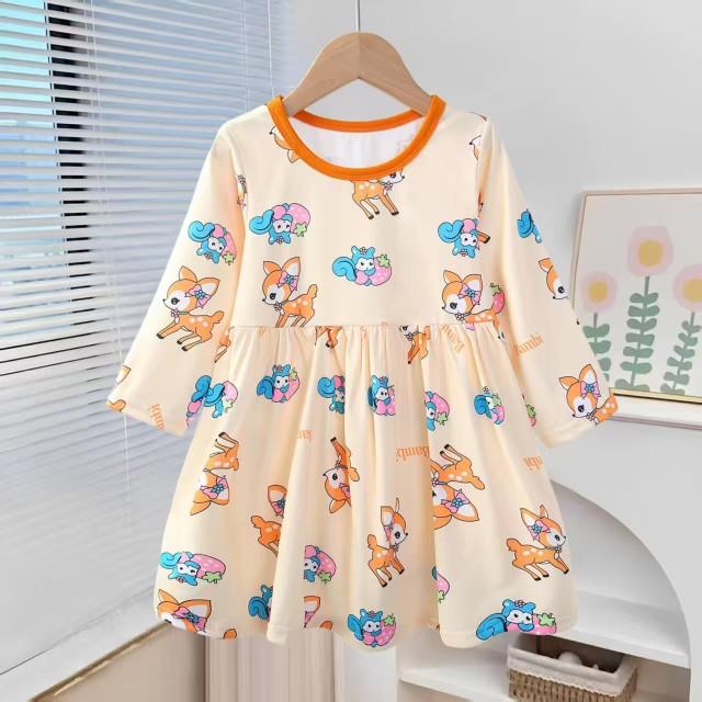 AVASHOP- Dress organik lengan panjang perempuan untuk usia 1 sampai 3 tahun Fashion AVASHOP- Dress organik lengan panjang perempuan untuk usia 1 sampai 3 tahun Fashion