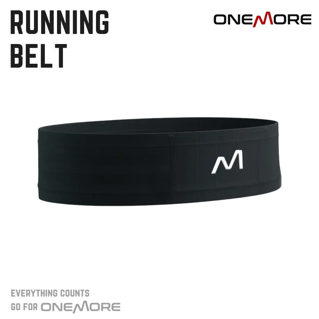 Running Belt ONE MORE Sabuk Tas Pinggang Lari Jogging Sport Waist Bag