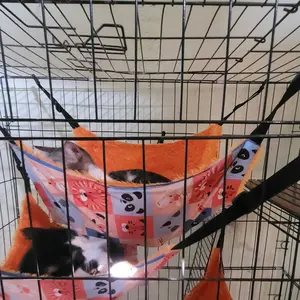 Cat Hammock Ayunan Kucing Gantung Tempat Tidur Kucing Motif