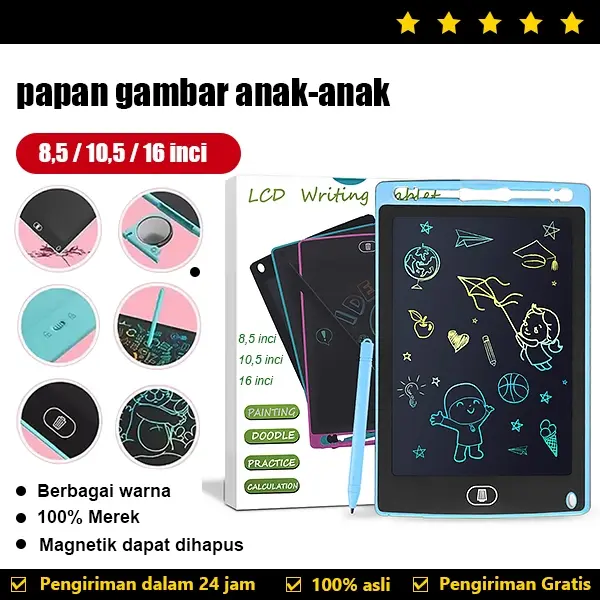 8.5/10/16 inch LCD Writing Tablet Smart Notebook One Button Erase With Pen Drawing Pad LCD Electronic Writing Board Handwriting Tablet Pads Board for Kids Gift