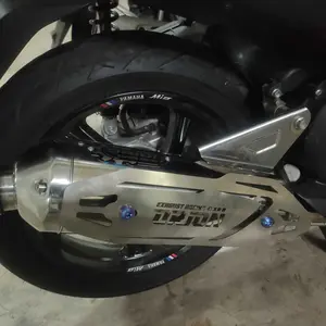 Knalpot Standar Racing Orion type project nmax aerox pcx vario adv scoopy beat mio inlet 38mm Motor Motorcycle Speed Tabung Silincer Laser