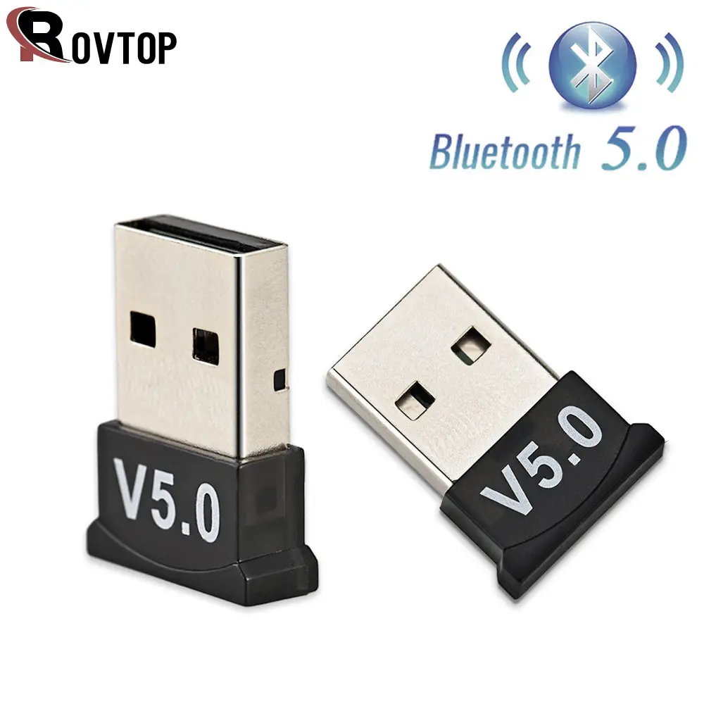 Mini Bluetooth Portable 5.0 Receiver Dongle ROV-408 Kompatibilitas Universal